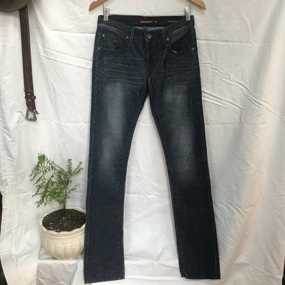 Raven Denim- Corduroy Vic Slim Straight Pant